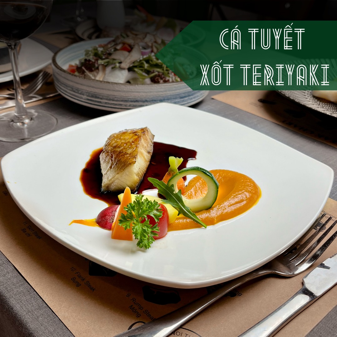 Cá Tuyết Xốt Teriyaki