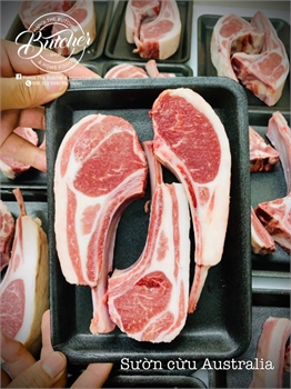 Lamb Rack Frenched Cap On/ Sườn Cừu Kiểu Pháp