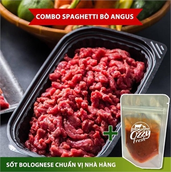 Minced Beef/ Bò Xay Spaghetti