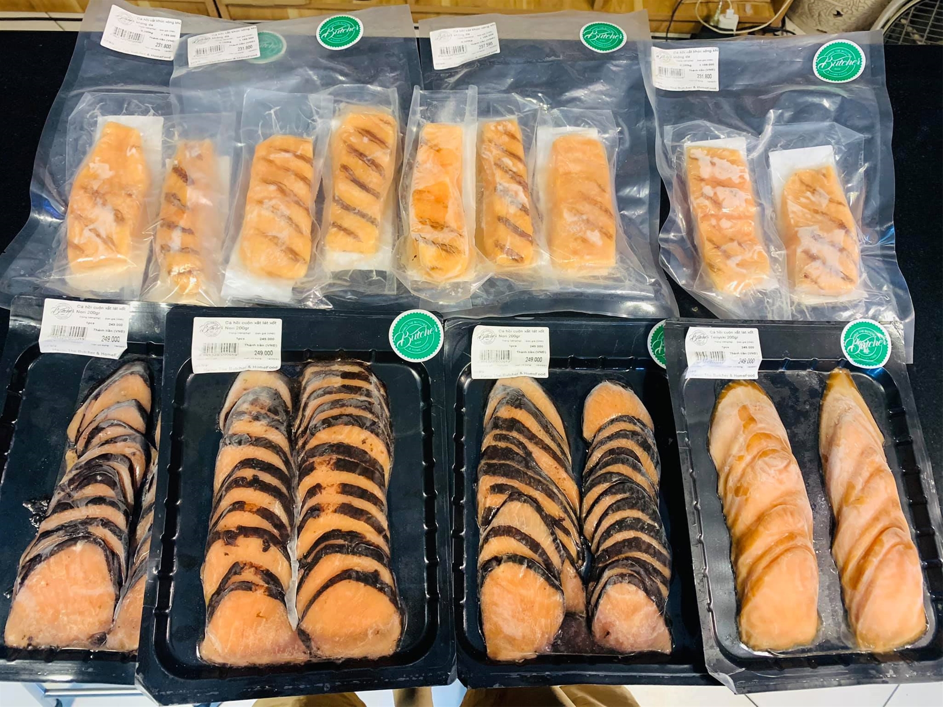 Cá Hồi Cuộn Xắt Lát 200g