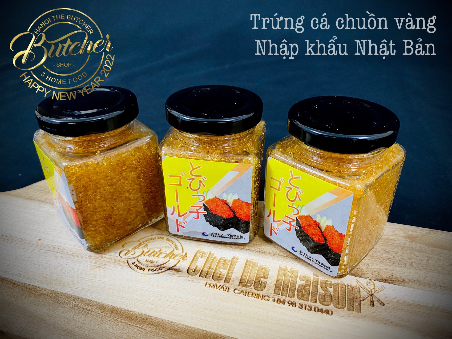 Trứng Cá Chuồn Vàng Nhật